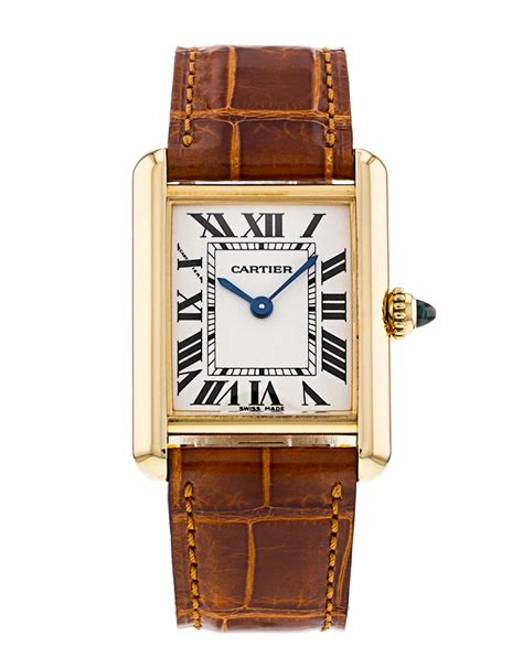 cartier tank louis history|pre owned cartier tank watches.